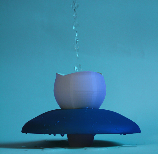 Water lily: the Floating Mug  3D Print 104679