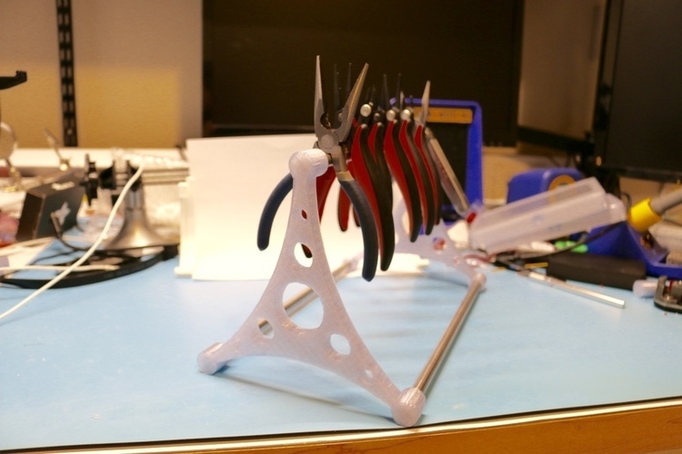 Tool Rack for Pliers and Electronics Tools 3D Print 104727