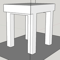 Small  Garden Table 3D Printing 104761