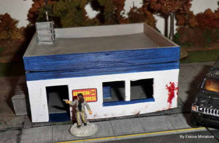 Little Shop - Wargame Scenery 1:72 3D Print 104866