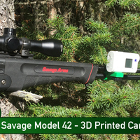 Small Savage Model 42 Camera Mount 3D Printing 104875