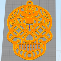 Sugar Skull Halloween Decoration - Thumbnail 2