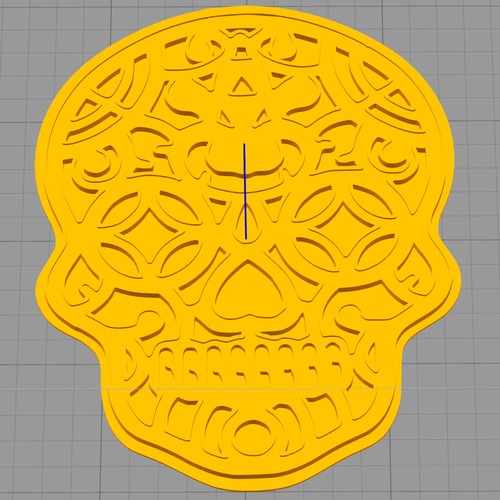 Sugar Skull Coaster 3D Print 104921