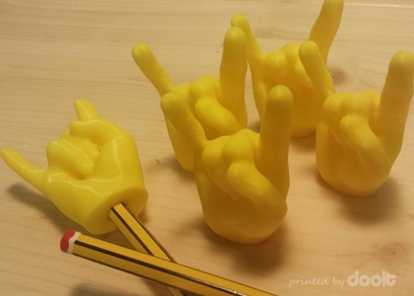 Pencil Sign of the Horns 