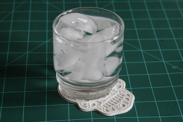 Sugar Skull Coaster 3D Print 104961