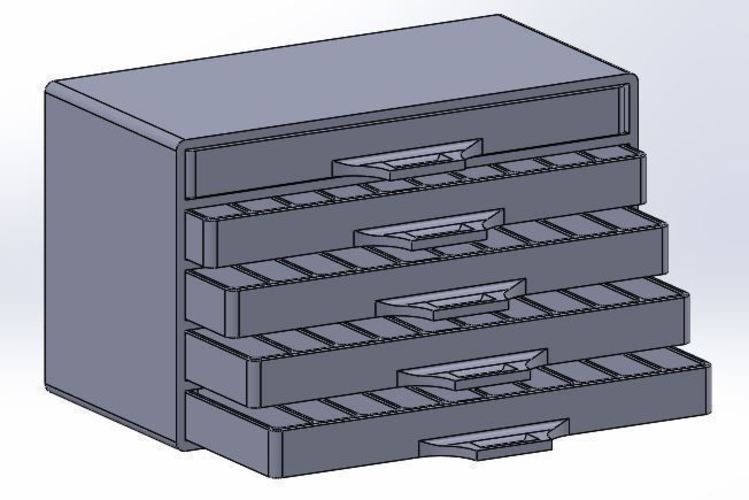 Resistor Drawer 3D Print 105000