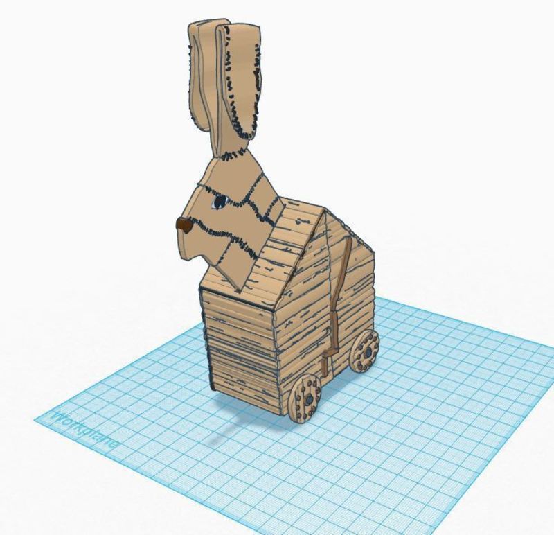 The Trojan Rabbit - Pinshape