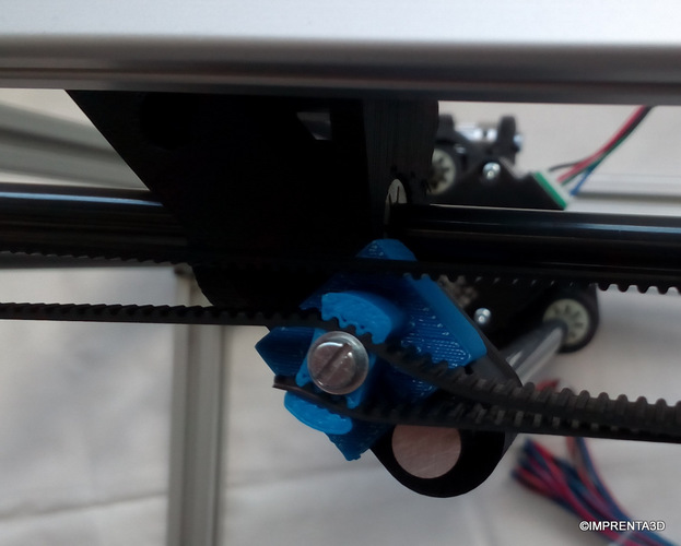Belt tensioner for PrusaI3 bed 3D Print 105052