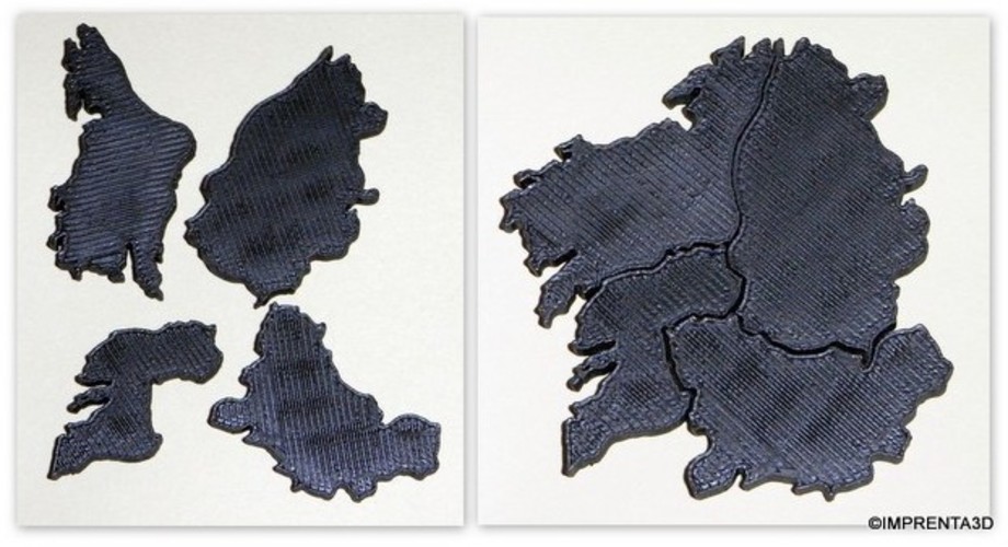 Puzzle of Galicia 3D Print 105069