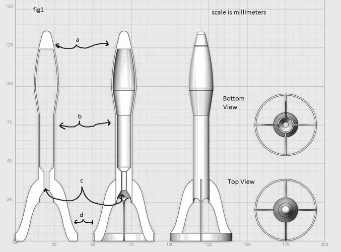 Rocket Science -- Canned Air Rocket 3D Print 105088