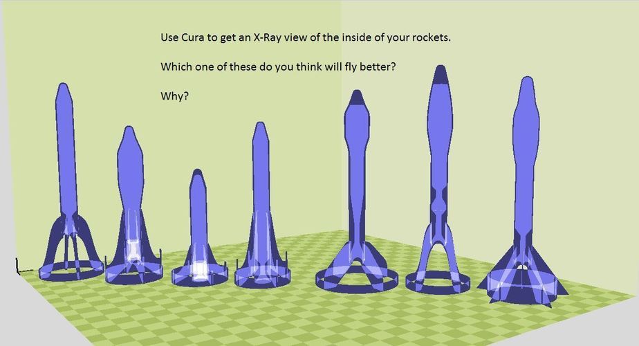 Rocket Science -- Canned Air Rocket 3D Print 105089