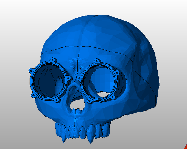 Steampunk Skull helmet  3D Print 105127
