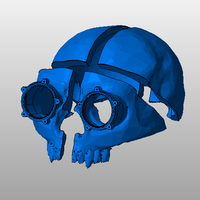Steampunk Skull helmet  - Thumbnail 3