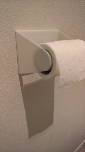 Simple Toilet Paper Holder 3D Print 105139