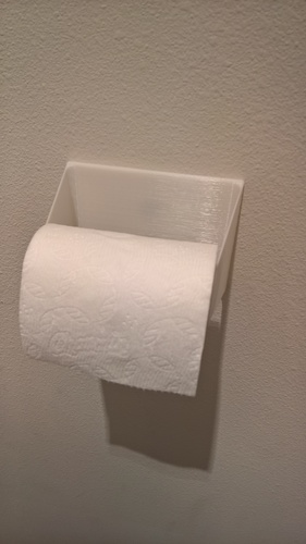 Simple Toilet Paper Holder 3D Print 105140