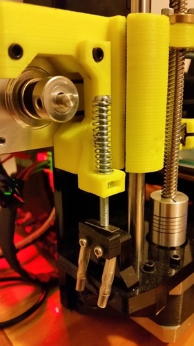 Adjustable Z-stop for Geeetech Prusa I3X (acrylic) 3D Print 105203