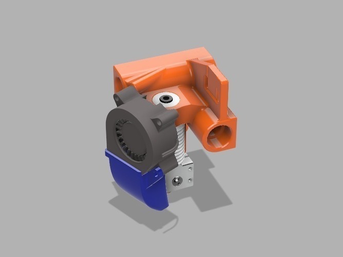 Eustathios / E3D Volcano Parts Fan Duct 3D Print 105240