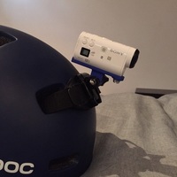 Small Sony AZ1 to GoPro Direct Mount 3D Printing 105250