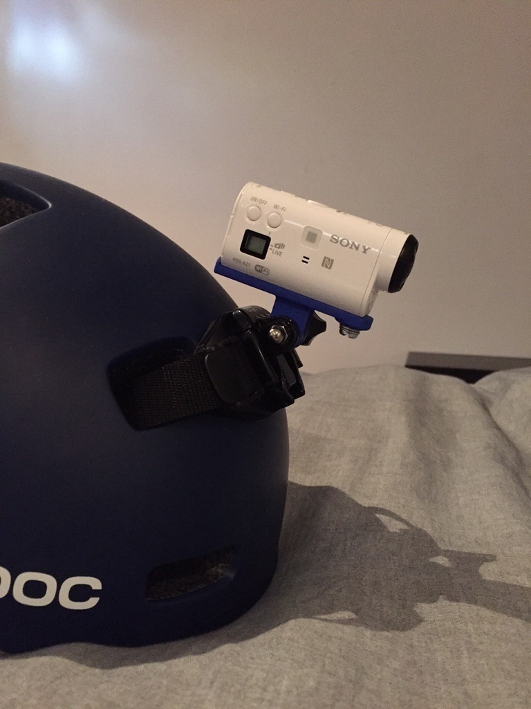 3d Printed Sony Az1 To Gopro Direct Mount By Wheres Waldo Pinshape