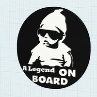 baby on board sign - Thumbnail 2
