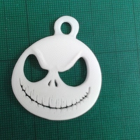 Small Jack Skellington key fob 3D Printing 105345