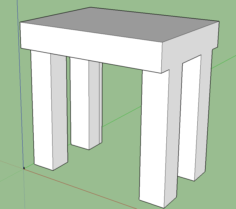 mesa de prueba
