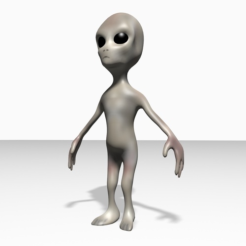 Alien Figure 3D Print 105395