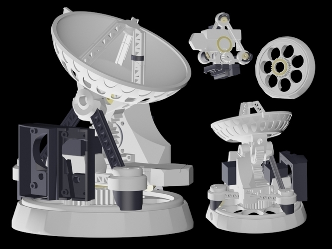 Desktop Satellite Antenna 3D Print 105403