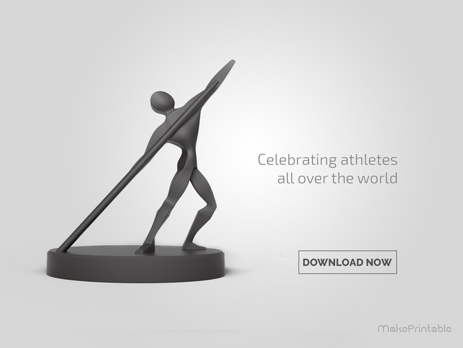 Athletic Statue 3D Print 105422