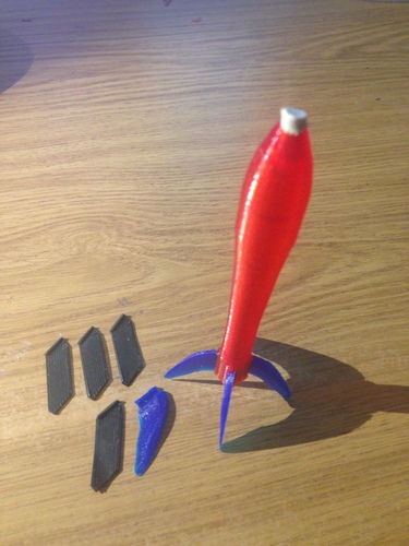 Rocket Science -- Canned Air Rocket 3D Print 105423