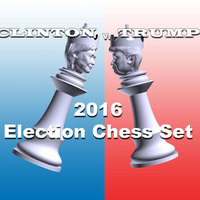 Clinton vs Trump Chess Set - Thumbnail 2