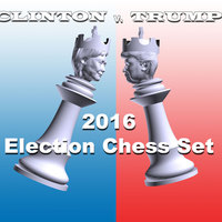 Clinton vs Trump Chess Set - Thumbnail 10