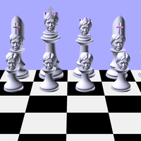 Clinton vs Trump 2016 Election Chess Set - Thumbnail 3