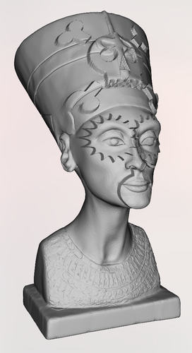 Skull Nefertiti 3D Print 105531