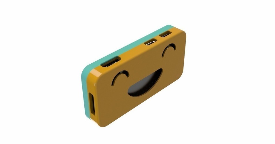 Pi Zero Face Case 3D Print 105623