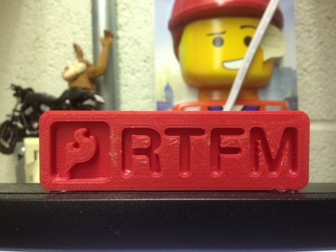 RTFM 3D Print 105646