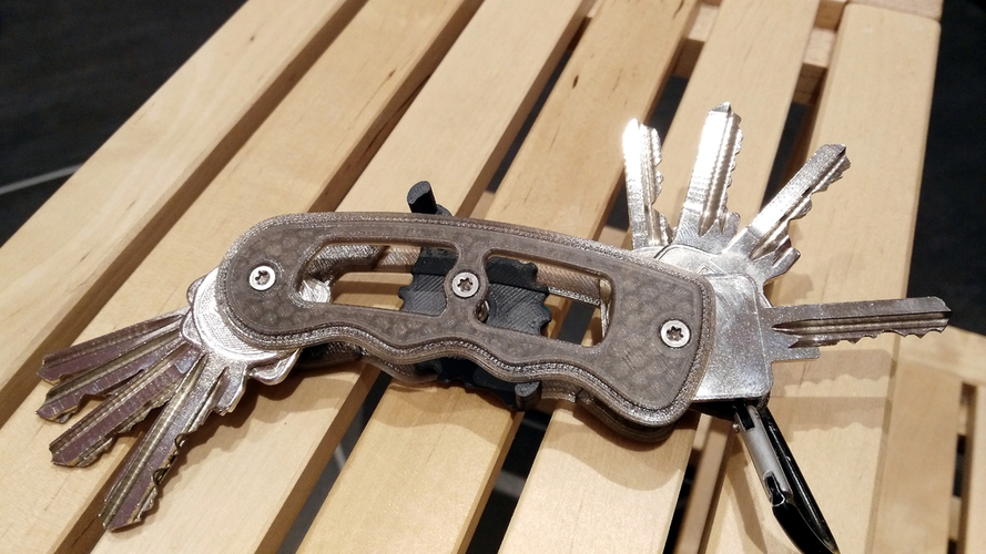 Knife shaped Key Organizer 3D Print 105651