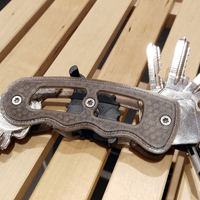 Small Knife shaped Key Organizer 3D Printing 105651