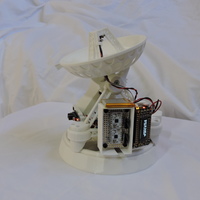 Small Desktop Satellite Antenna 3D Printing 105745