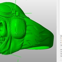 ring "Skull pilot" - Thumbnail 8