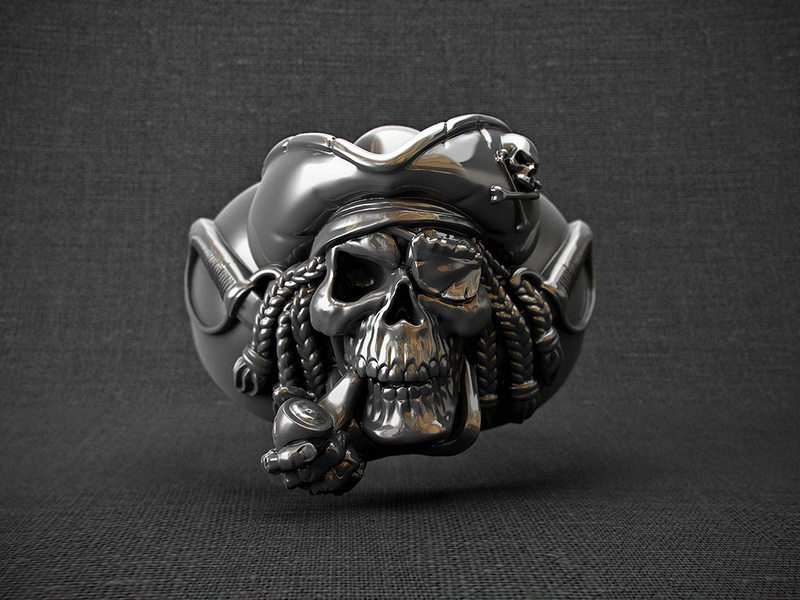 ring "pirate skull"