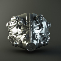 Small ring  "Fallout" 3D Printing 105833