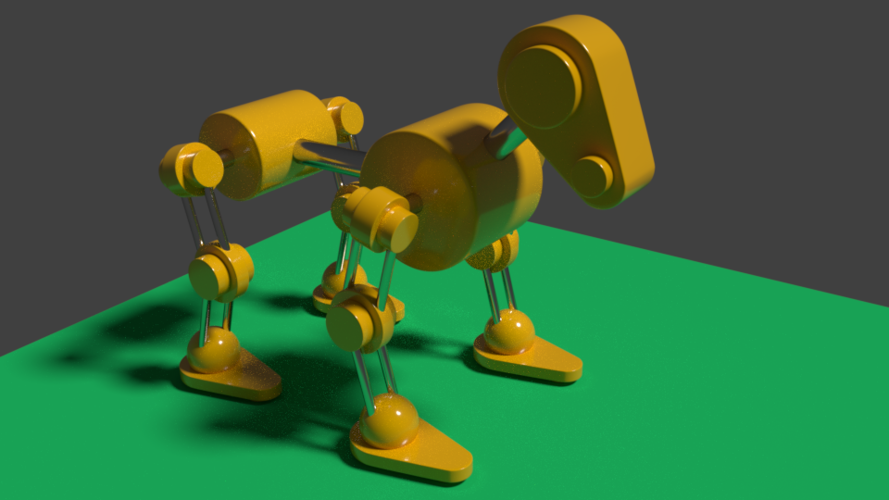 Robotic Dog 3D Print 105866