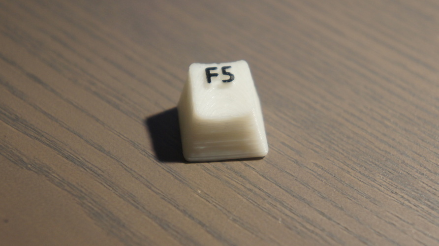 F5 Key 3D Print 105965