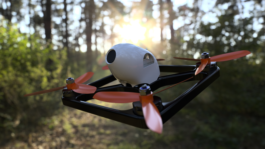 Download 3d Printed Viper X190 Fpv Quadcopter Frame By Havard Brenne Pinshape