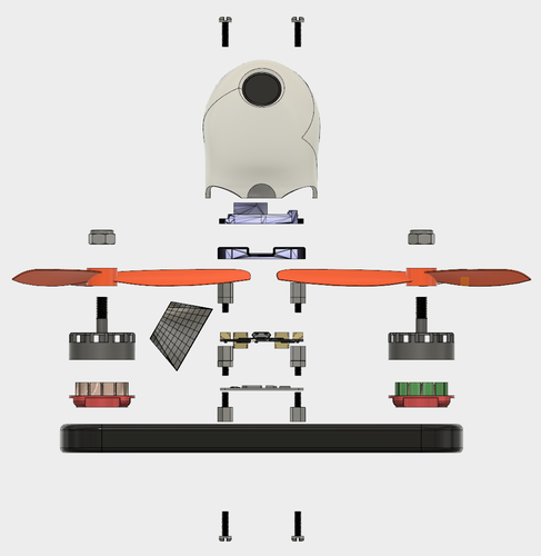 Viper X190 FPV Quadcopter Frame 3D Print 105990