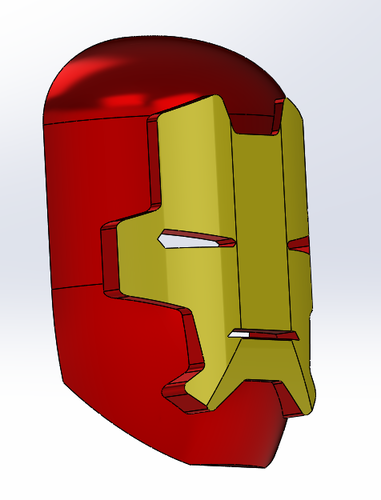 IronMan Lit up Helmet 3D Print 106004