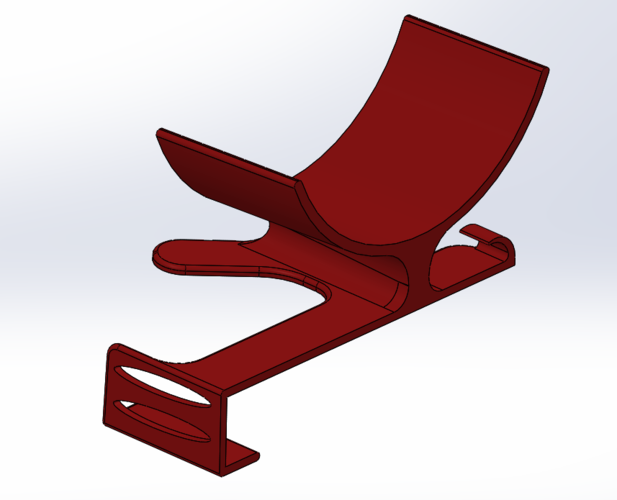 Universal Laptop Laps Stand 3D Print 106026