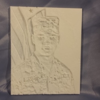 Lithophane frame with LED lights - Thumbnail 1