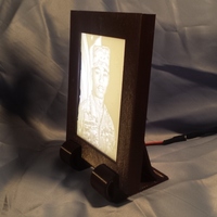 Lithophane frame with LED lights - Thumbnail 8
